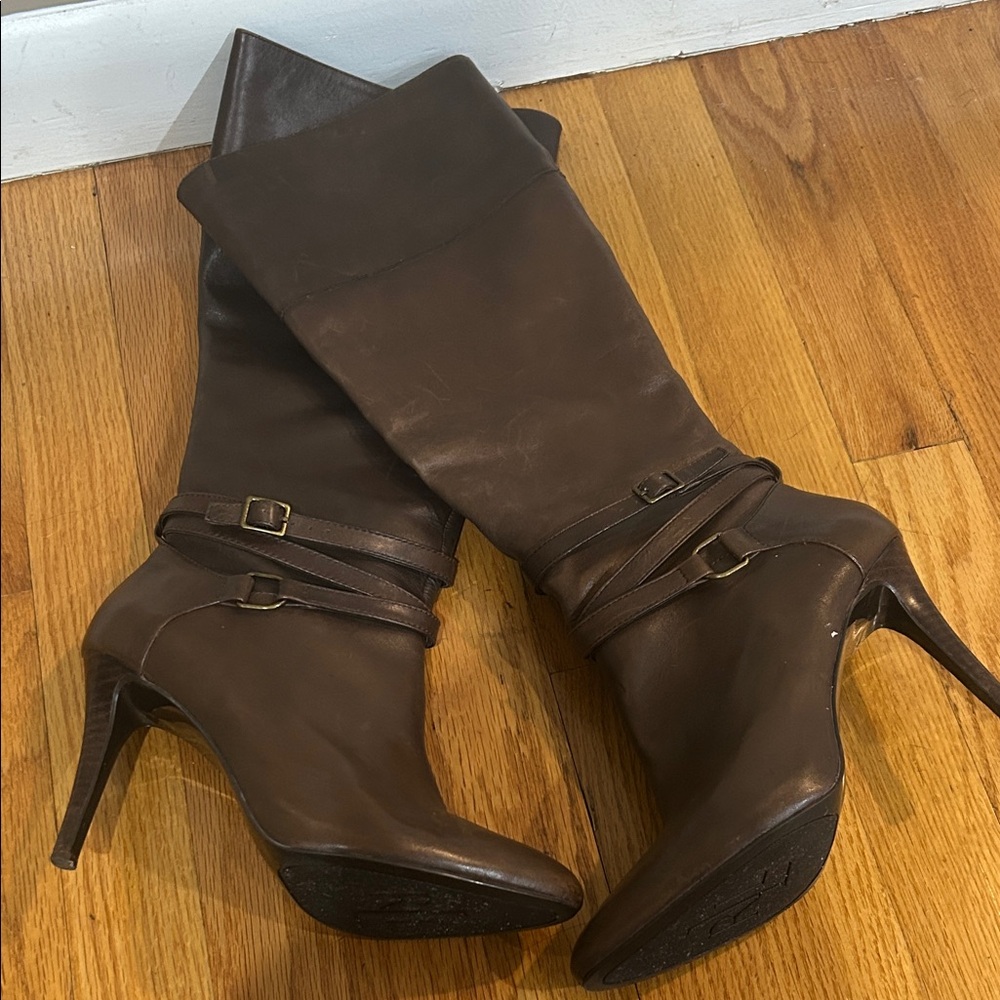 Polo by Ralph Lauren Dark Brown Heeled Boots